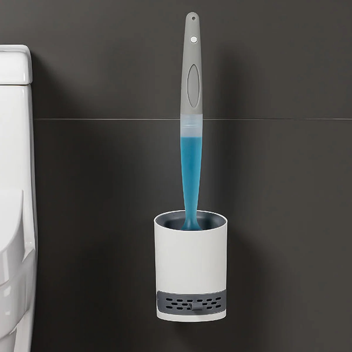 Silicone Toilet Brush for Effortless, Scratch-Free Cleaning - Esilora