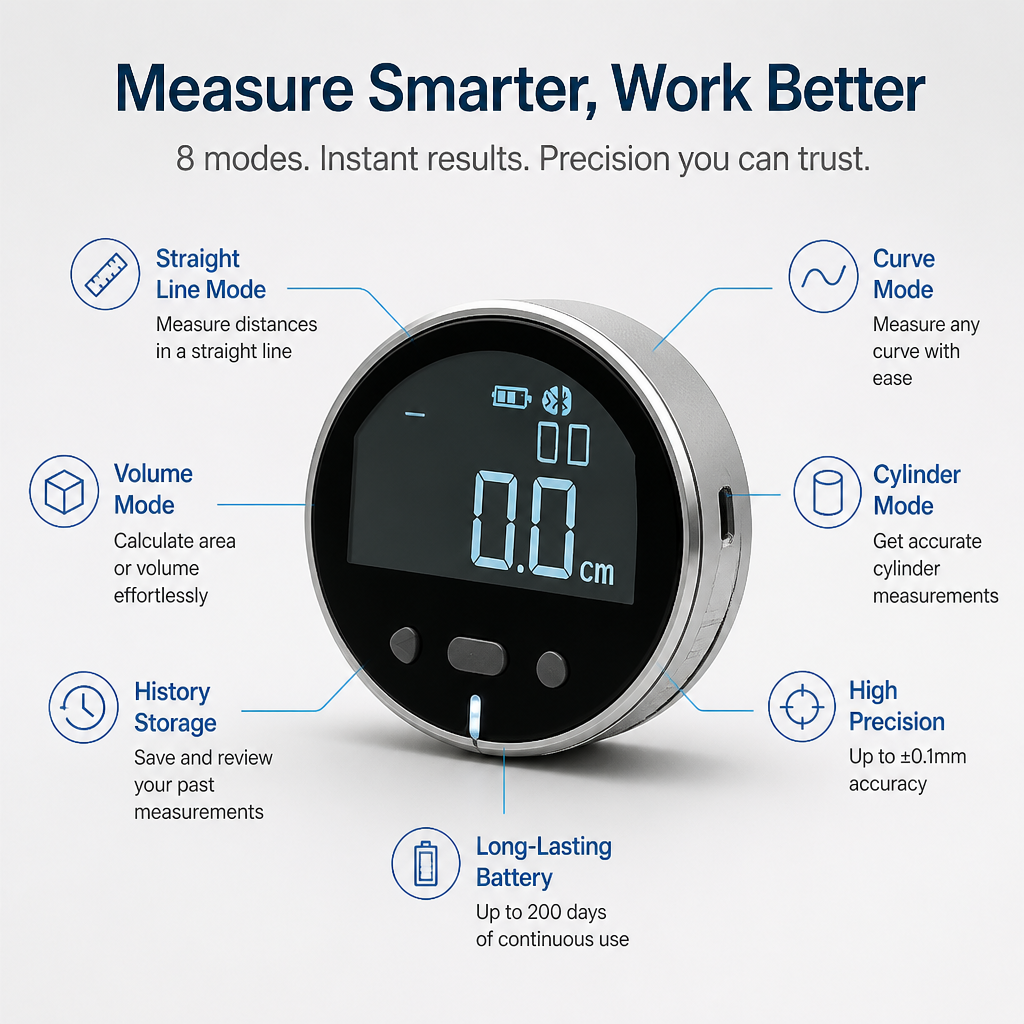 PreciseMate — Measure Any Shape Instantly with Unbelievable Accuracy and Ease - Esilora