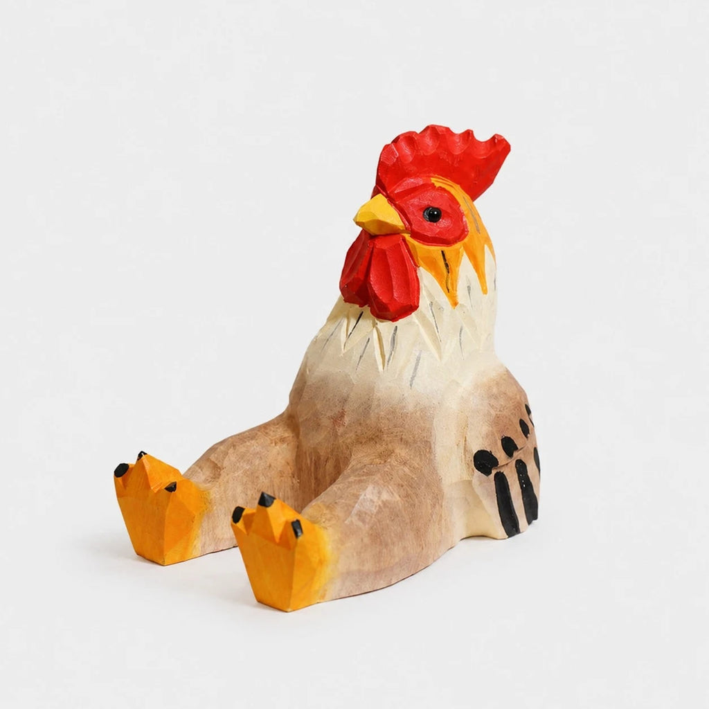 Support de téléphone en bois sculpté à la main représentant un animal | Esilora