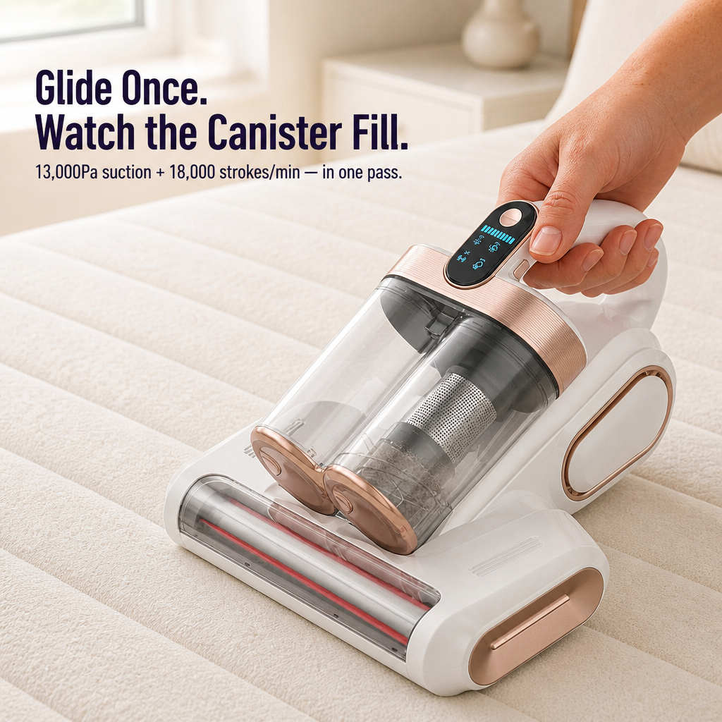 PureRest Pro Mattress Cleaner — Pull Dust Mites Out of Your Mattress for Sneeze-Free Sleep - Esilora