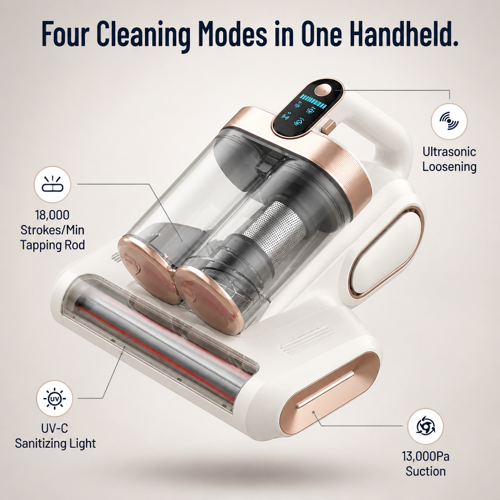 PureRest Pro Mattress Cleaner — Pull Dust Mites Out of Your Mattress for Sneeze-Free Sleep - Esilora