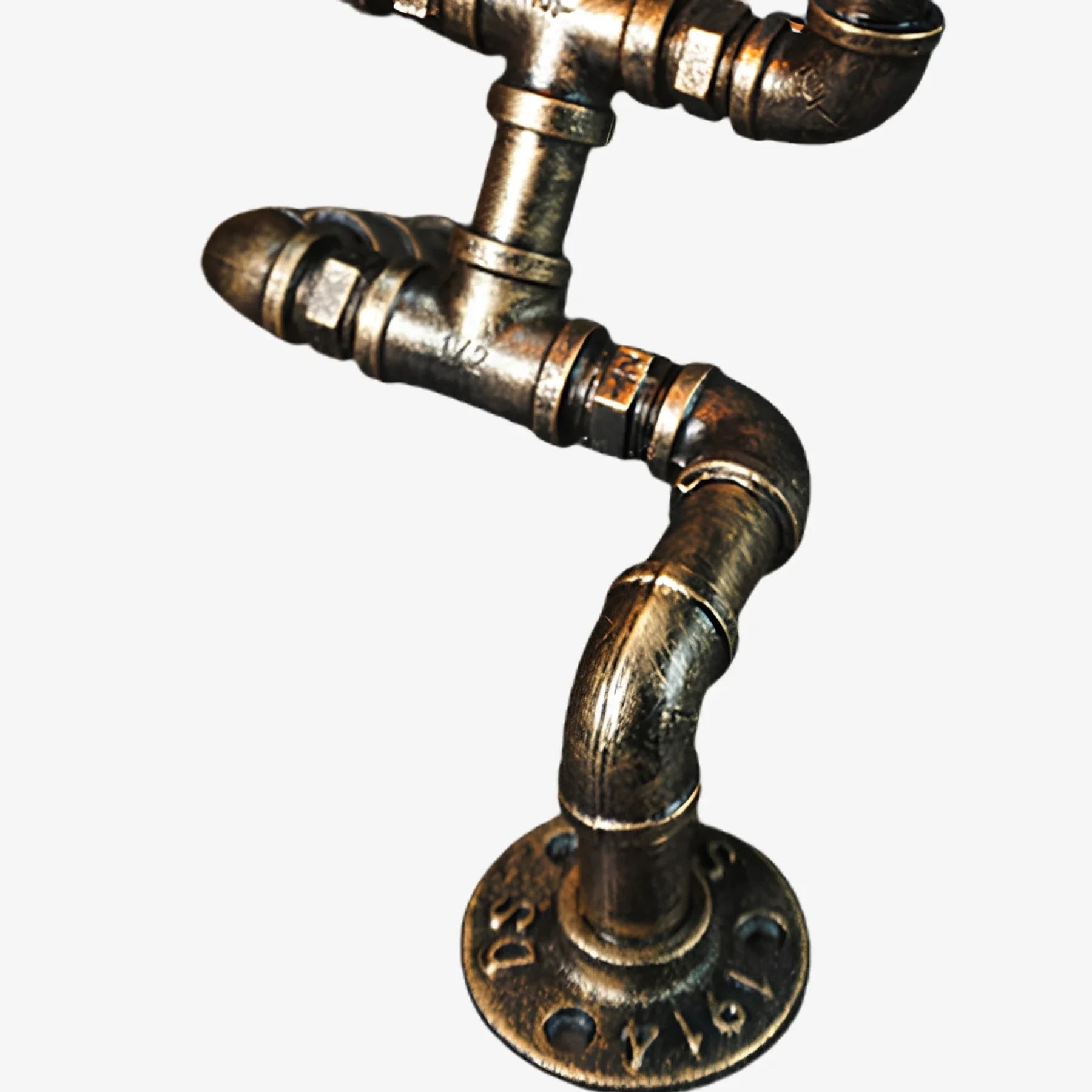Retro Industrial Pipe Table Lamp | Esilora