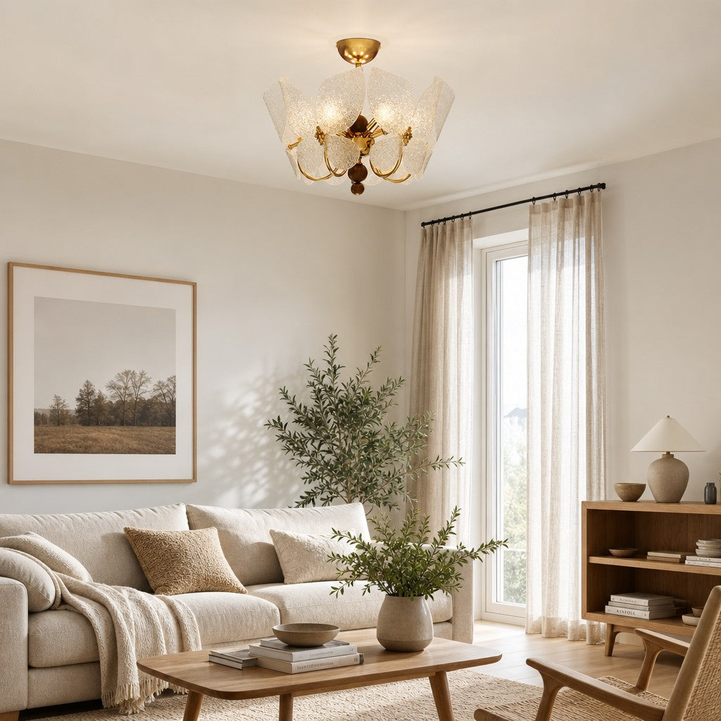 Lucenda Butterfly Ceiling and Pendant Light - Acrylic French Vintage Fixture for Bedroom and Hallway | Esilora