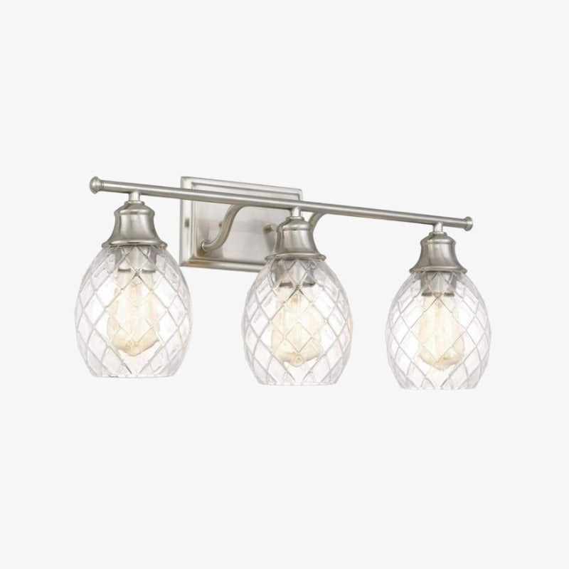 Nixora Modern Farmhouse Ribbed Design Wall Lamp - Decorative Lighting for Bathroom and Hallway | Esilora