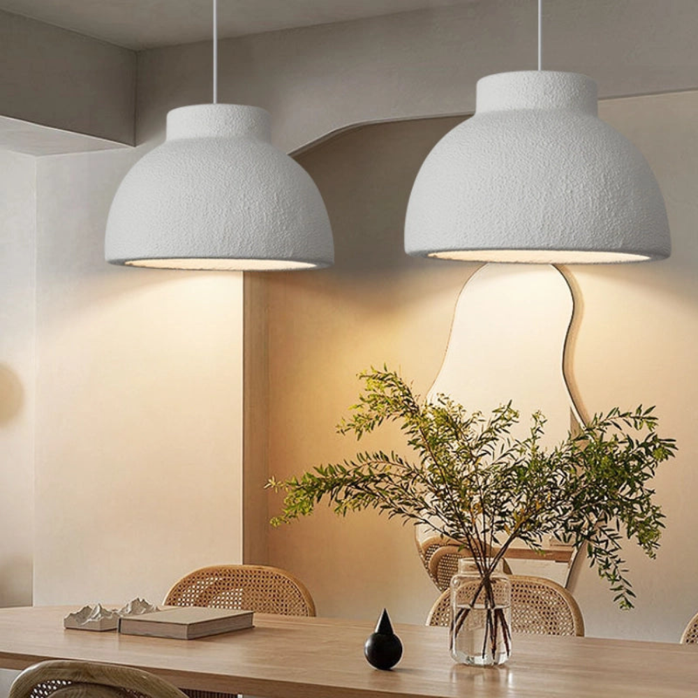 Nordic Bowl Minimalist Polystyrene Pendant Light | Esilora