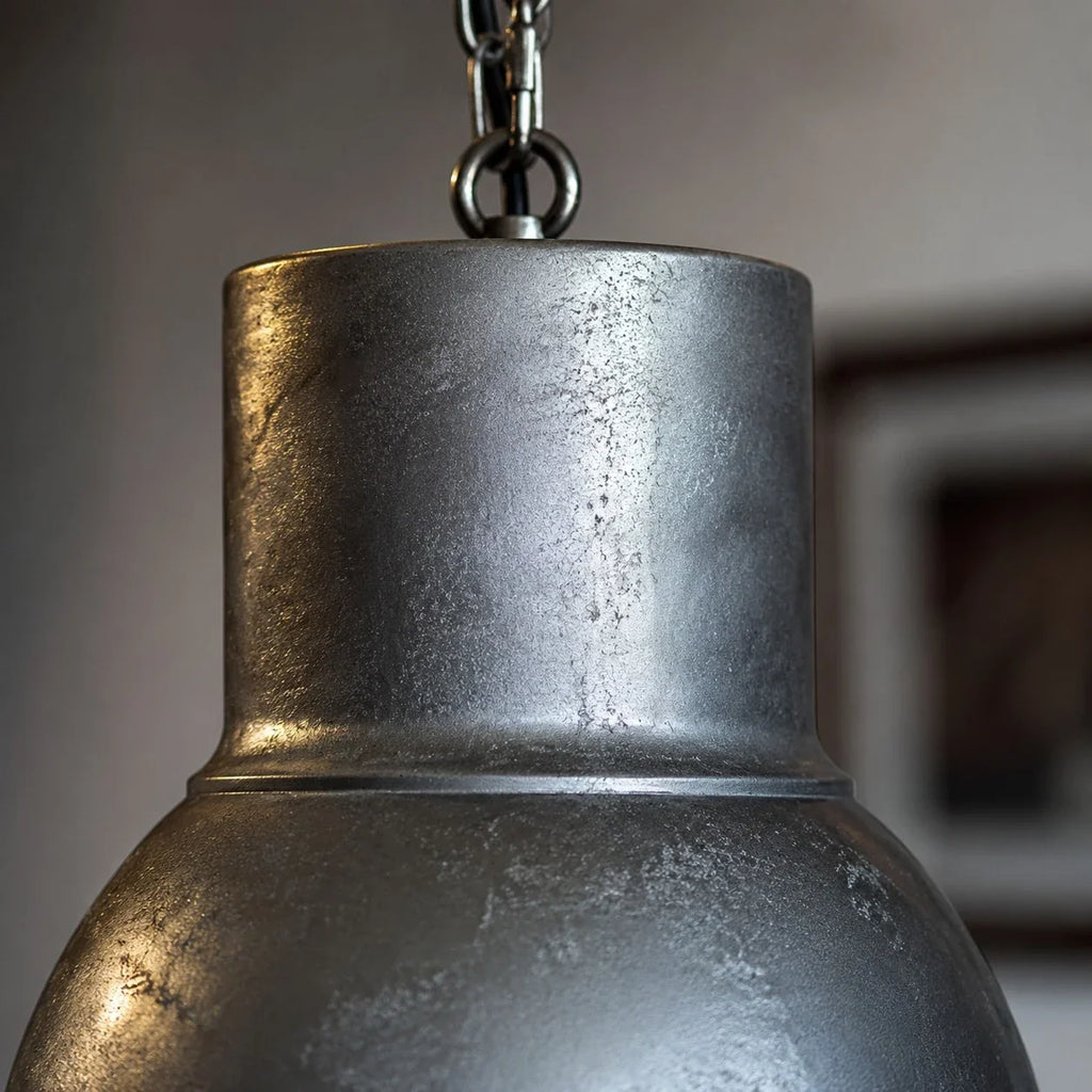 Vintage Rust Finish Industrial Pendant Light | Esilora