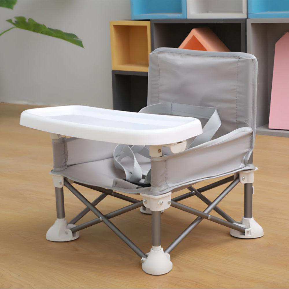 Opvouwbare, draagbare kinderstoel voor baby's — compacte kinderstoel
