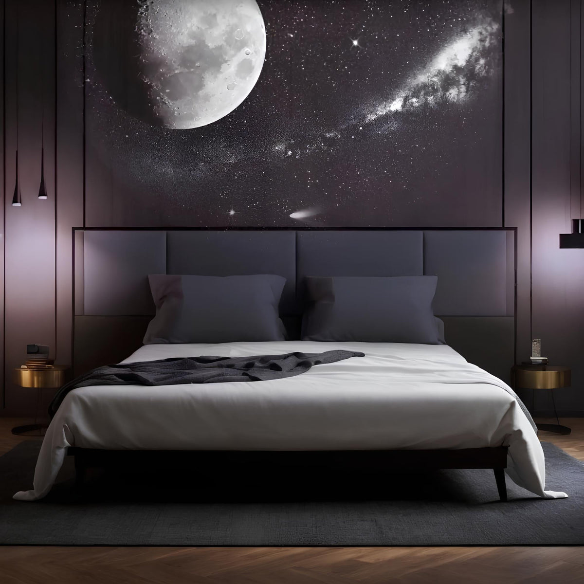 Lampada proiettore AstroGlow — luce LED con cielo stellato a 19 motivi