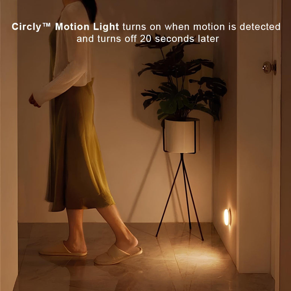Lampă de veghe LED cu senzor de mișcare — design compact, activare instantanee