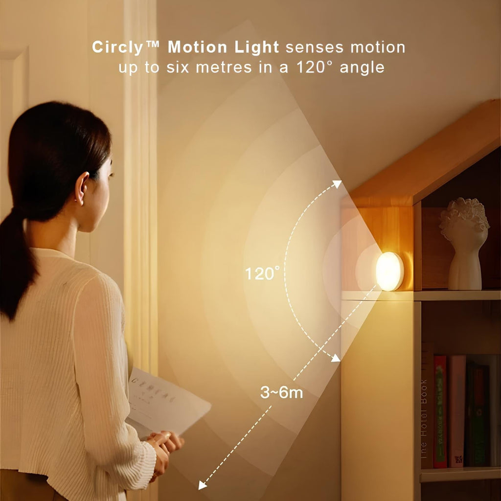 Lampă de veghe LED cu senzor de mișcare — design compact, activare instantanee