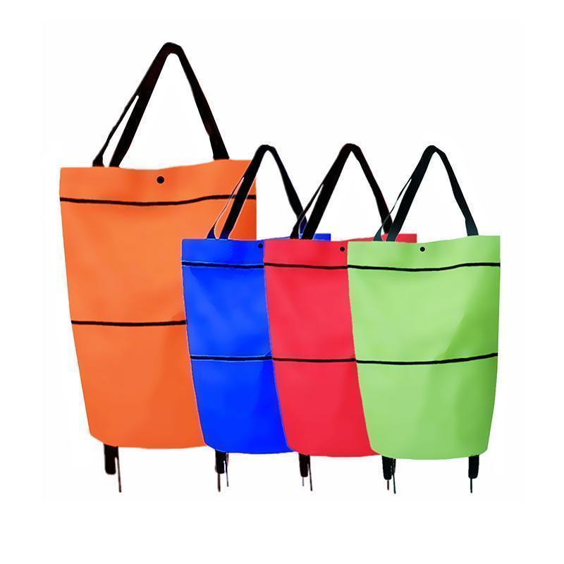 Shopping Cart | Collapsible Rolling Bag | Lightweight Carrier | Icone - Esilora
