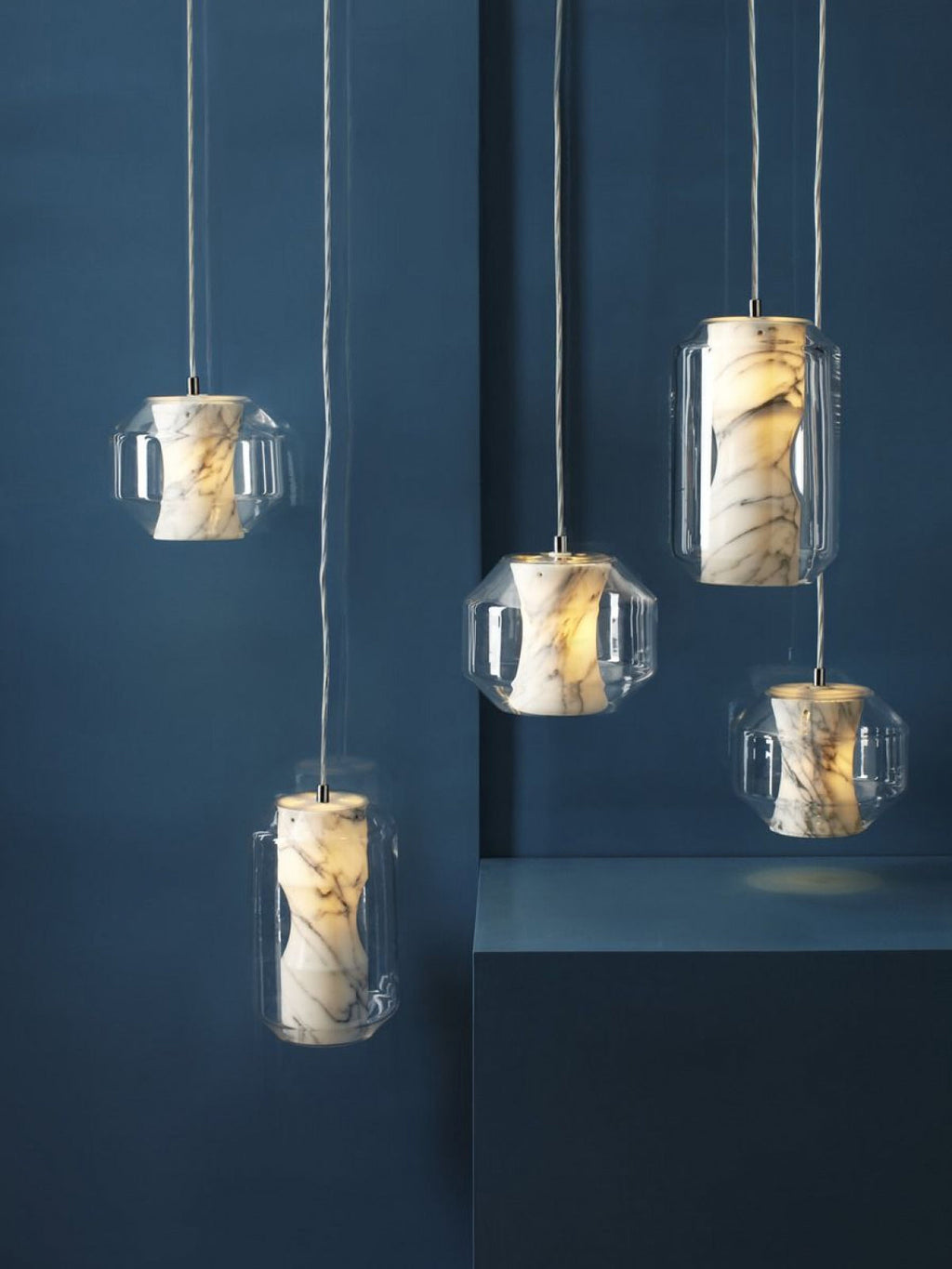 Pendellampe i alabastglas | Esilora