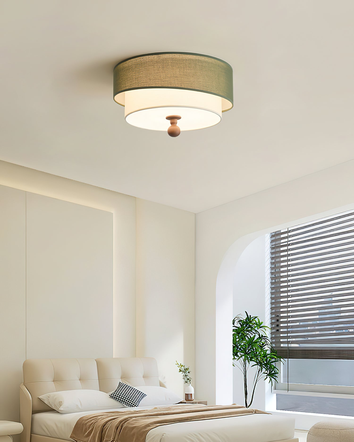 Modern Minimalist Ceiling Lamp Clean Line Flush for Bedroom Living Room | Esilora