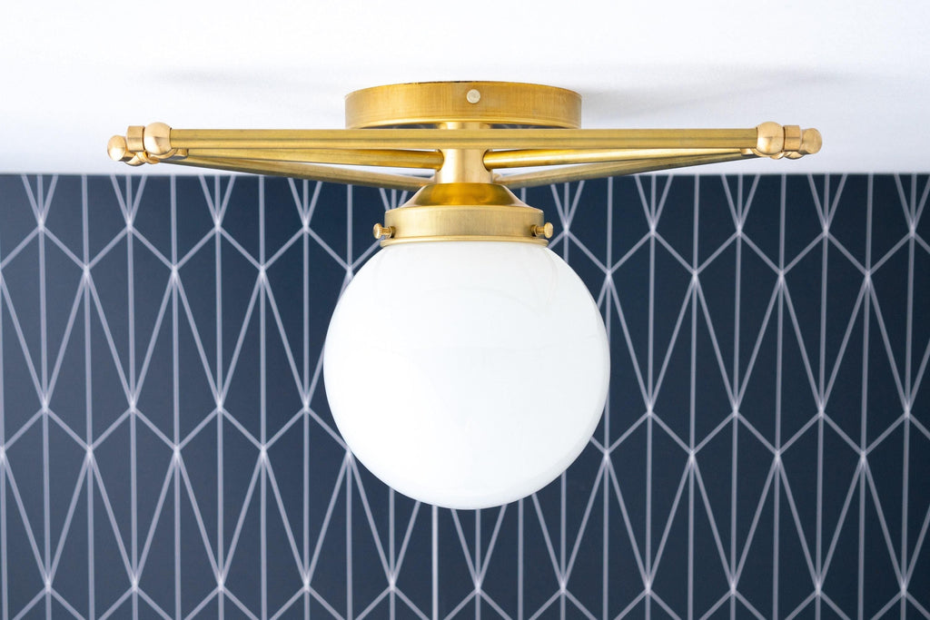 Glorica Glass geometrikus fémvázas mennyezeti lámpa – modern art déco stílusú mennyezeti világítótest nappaliba és étkezőbe | Esilora