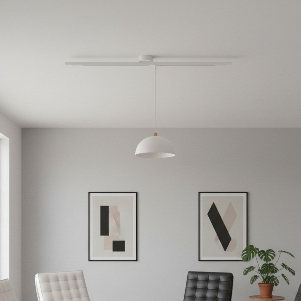 Axitra Rotatable Pendant Light Ceiling Rail – Sleek Adjustable Track for Pendant Lights Contemporary N21 | Esilora