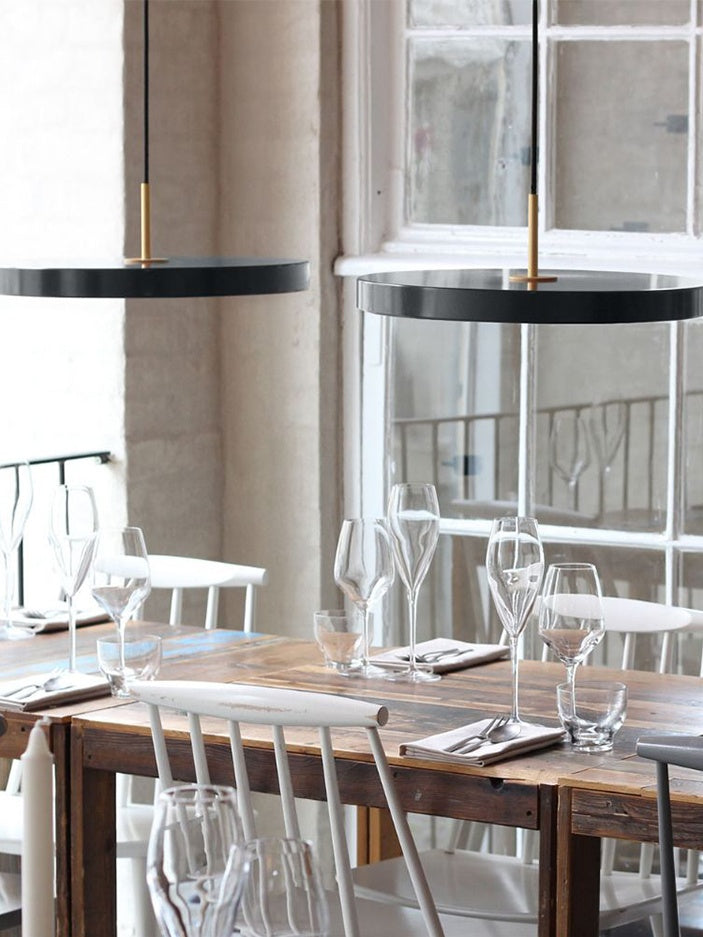 Modern Disc Pendant Light — Nordic Minimalist Fixture for Dining & Kitchen | Esilora