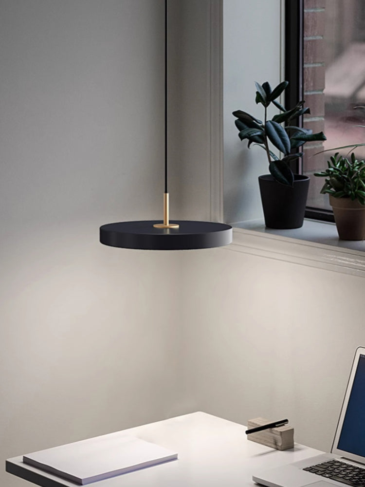 Modern Disc Pendant Light — Nordic Minimalist Fixture for Dining & Kitchen | Esilora