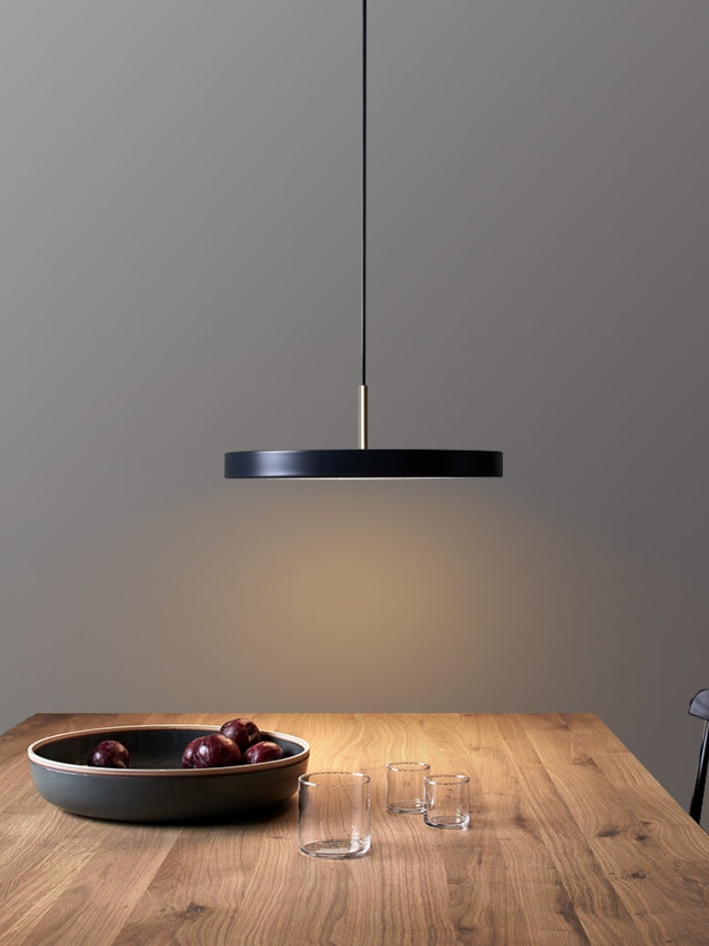 Modern Disc Pendant Light — Nordic Minimalist Fixture for Dining & Kitchen | Esilora