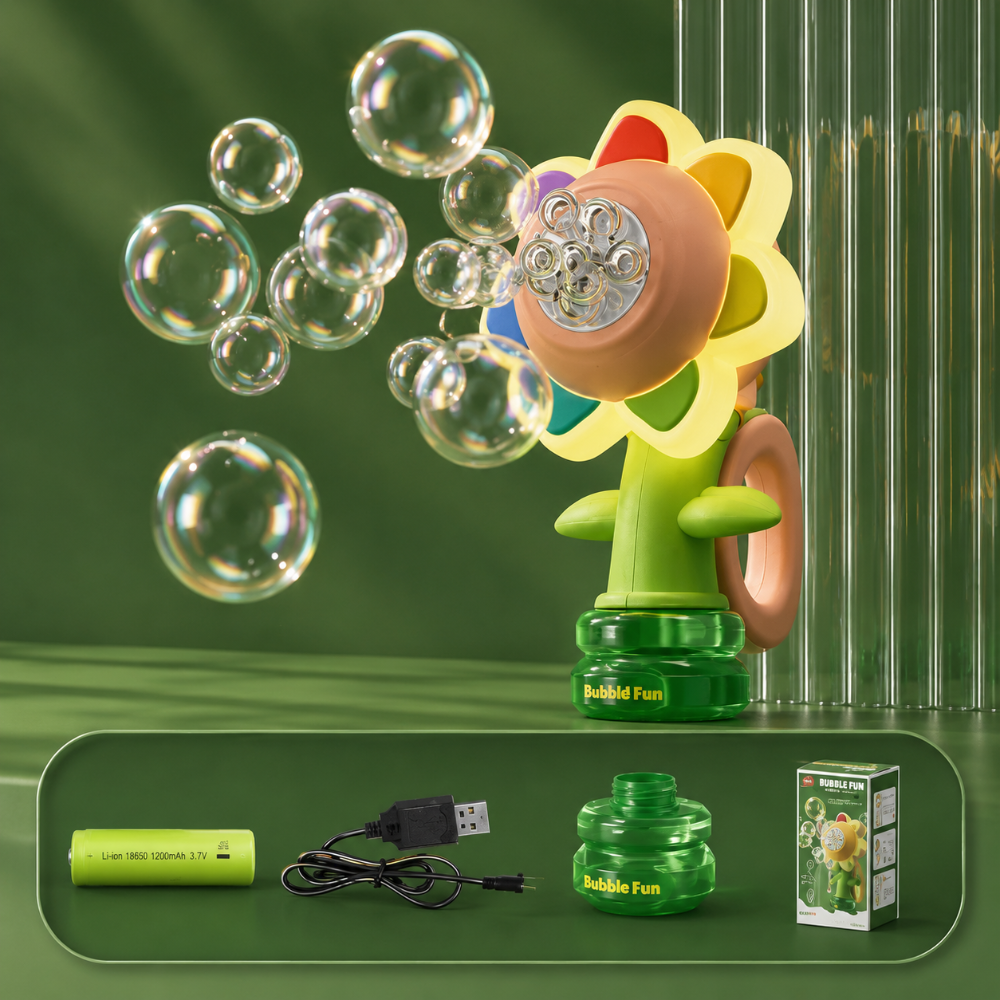 Automatic Soap Bubble Machine — Steady Blowing Toy