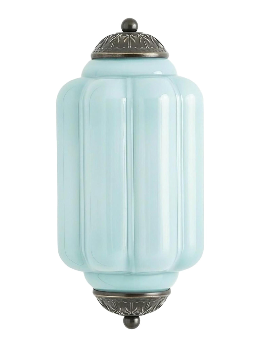 Vintage Milk Glass Flush Eloise Wall Sconce for Bedside Hallway | Esilora