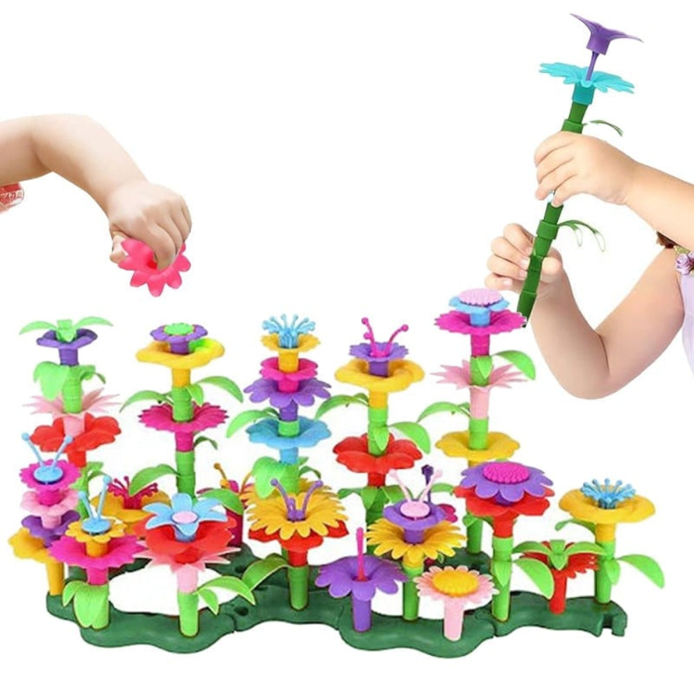 Kreative Blumen-Bausteine — Lernspielzeug für Kinder