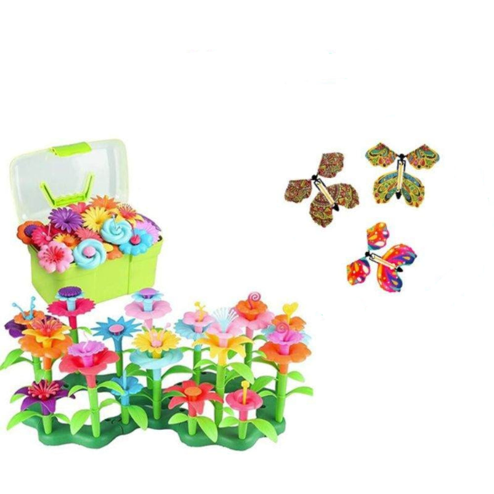 Kreative Blumen-Bausteine — Lernspielzeug für Kinder