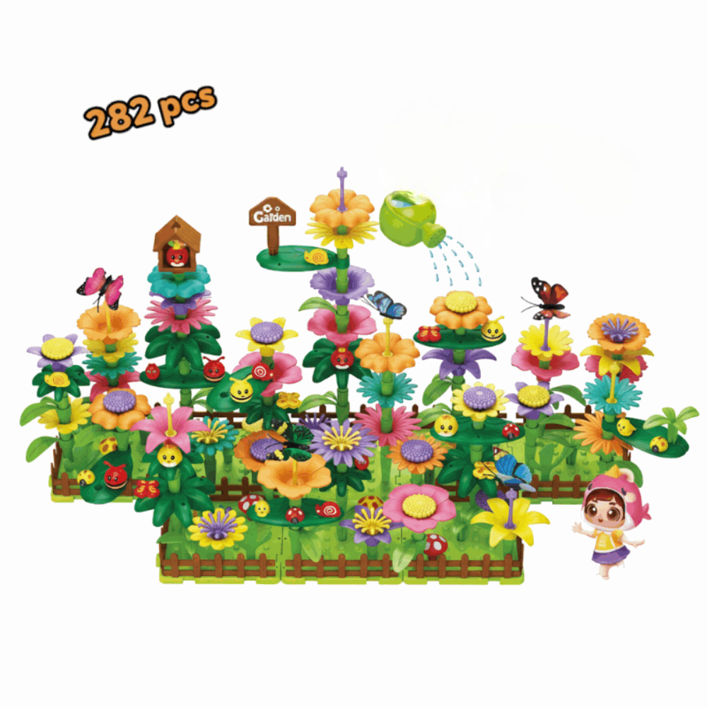 Blumenbaukasten Baukästen Für Kinder Kreatives Spielzeug - Image 1