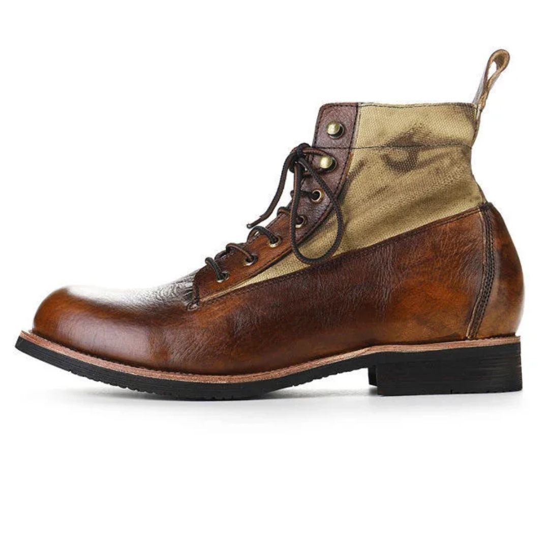 AlpenHeritage Haferl-sneakers Bernard — håndlavede retro-ankelstøvler
