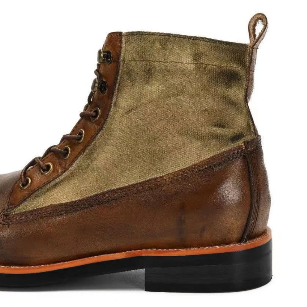 AlpenHeritage Haferl-sneakers Bernard — håndlavede retro-ankelstøvler