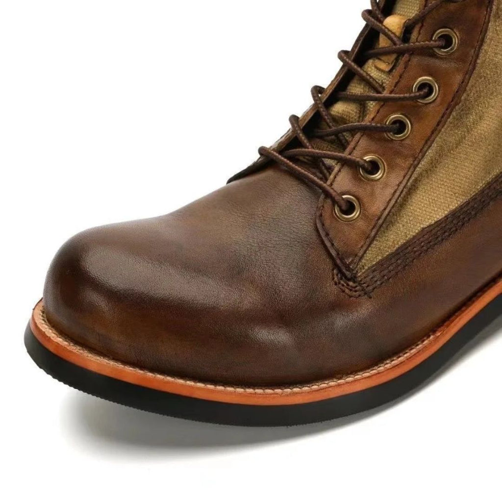 AlpenHeritage Haferl-sneakers Bernard — håndlavede retro-ankelstøvler
