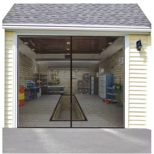 BreezeGuard Vision Magnetic Garage Screen For Fresh Air Insectless Comfort