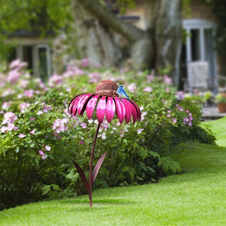 Metal Blossom Bird Feeder