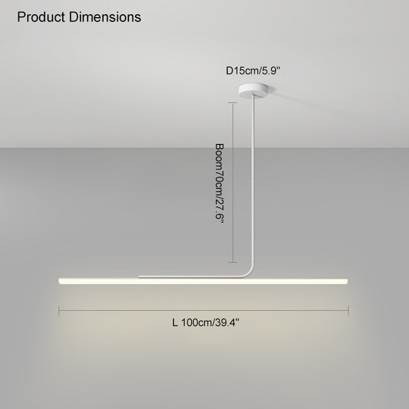 Lumineo Contemporary Decorative Dining Room Chandelier White Paint Push Button Switch | Esilora