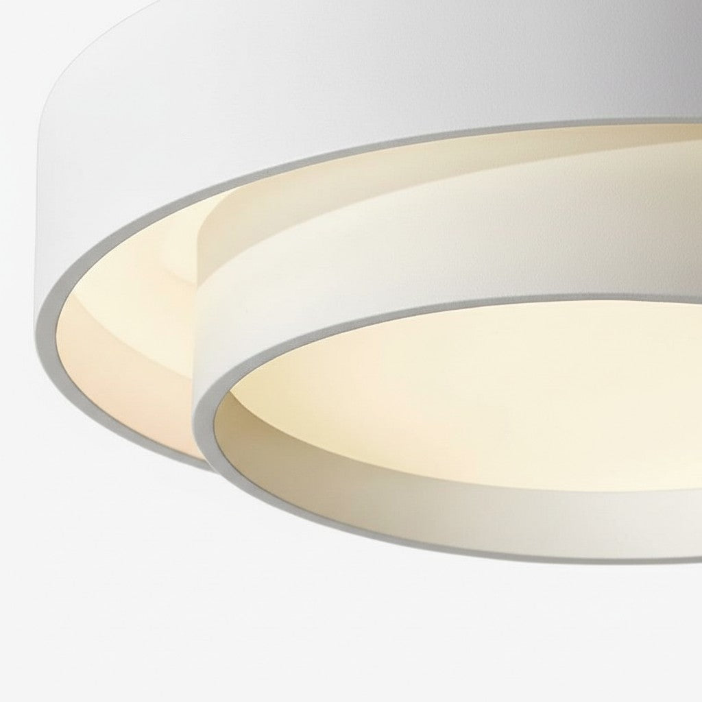 Kulaté stropní LED svítidlo Duomel – minimalistická stropní lampa do jídelny N26 | Esilora