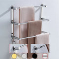 Stainless Steel Towel Rack with 3 Bars for Wall Mounting - Esilora