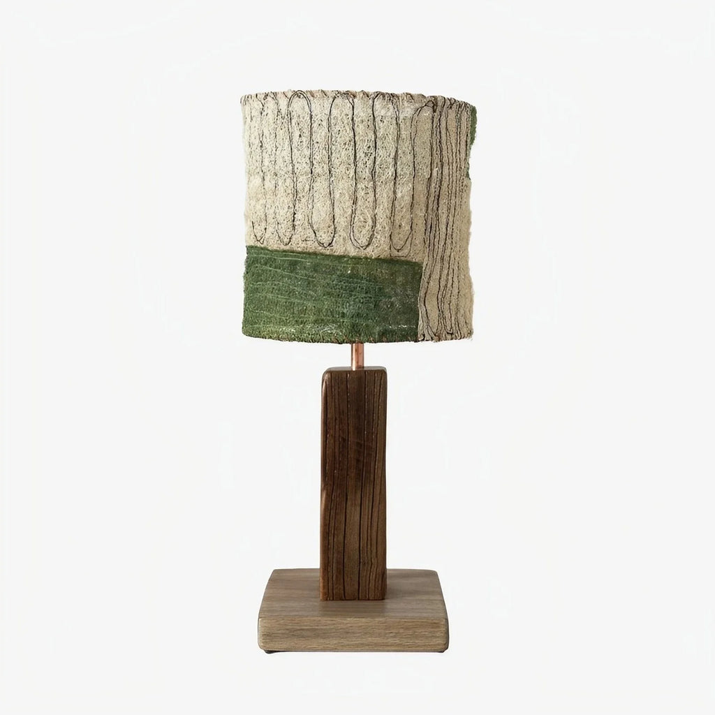 Handwoven Loofah Fiber Table Lamp | Esilora