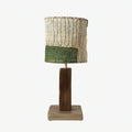 Handwoven Loofah Fiber Table Lamp | Esilora