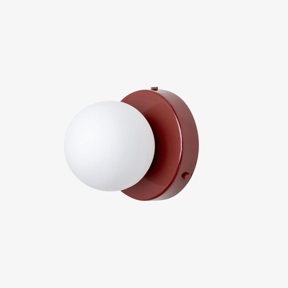 Rivolence Minimalist Fluid Modern Round Wall Sconce – Modern Indoor Accent Lighting for Bedroom or Study | Esilora