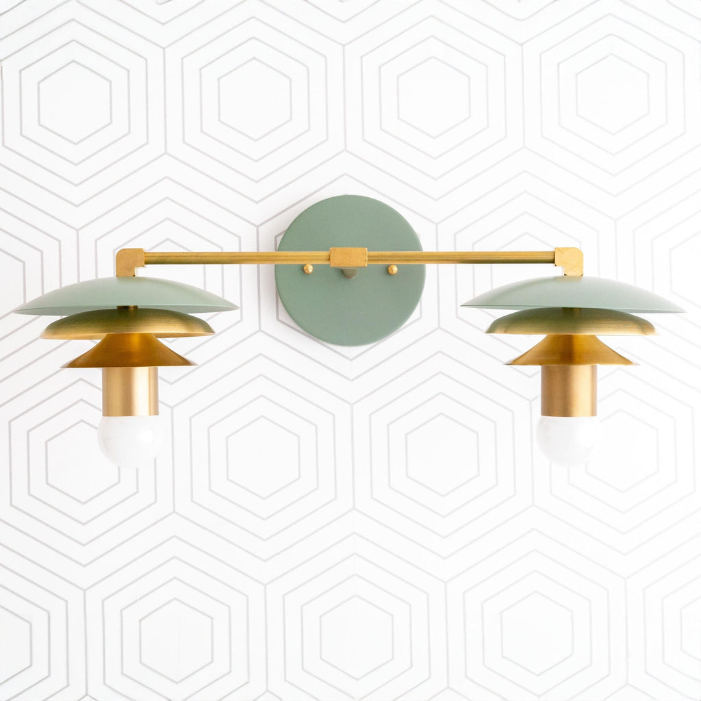Artivo Layered Timeless Vanity Lighting Fixture With Soft Diffused Light - Great Ideal for Powder Rooms | Esilora