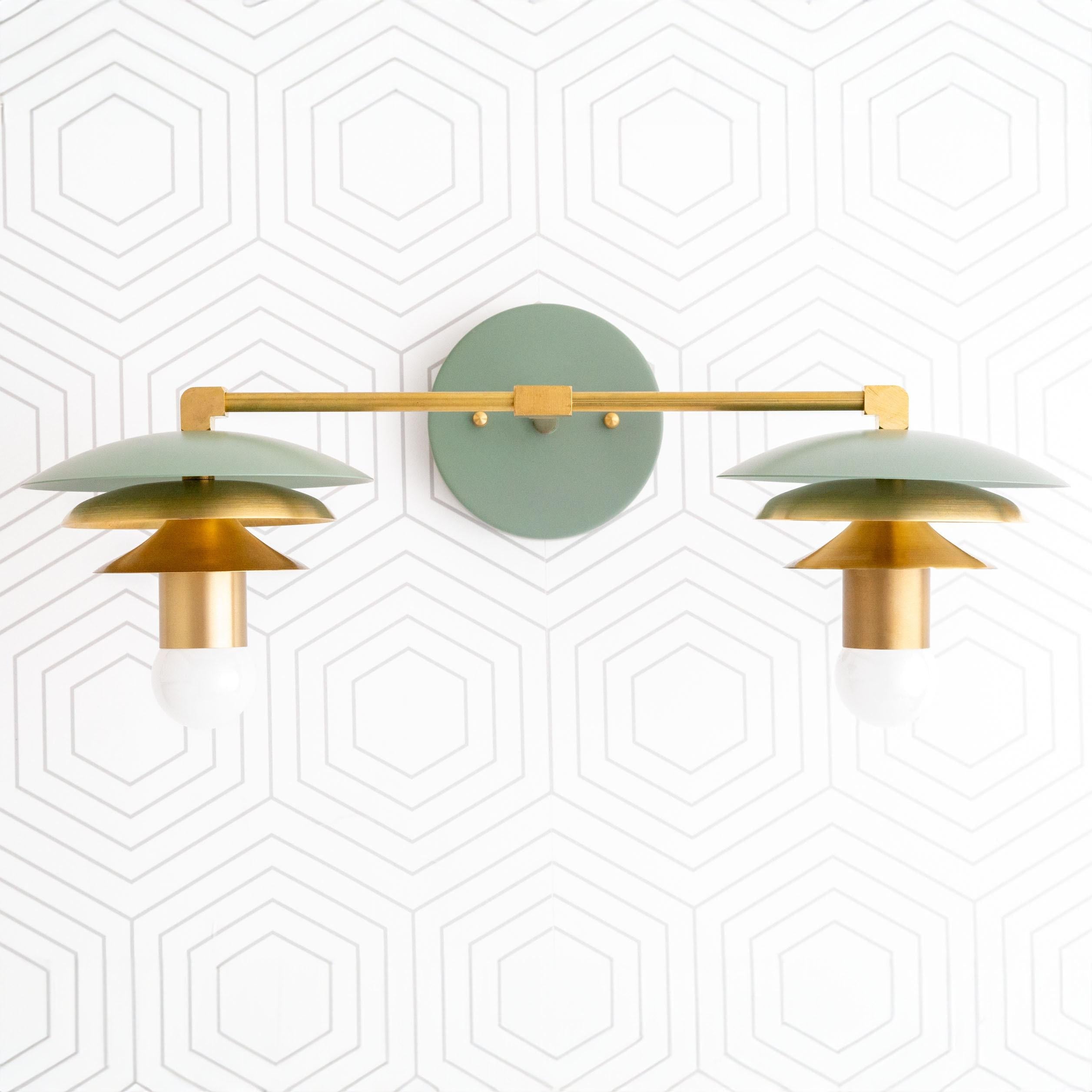 Artivo Layered Timeless Vanity Lighting Fixture With Soft Diffused Light - Great Ideal for Powder Rooms | Esilora