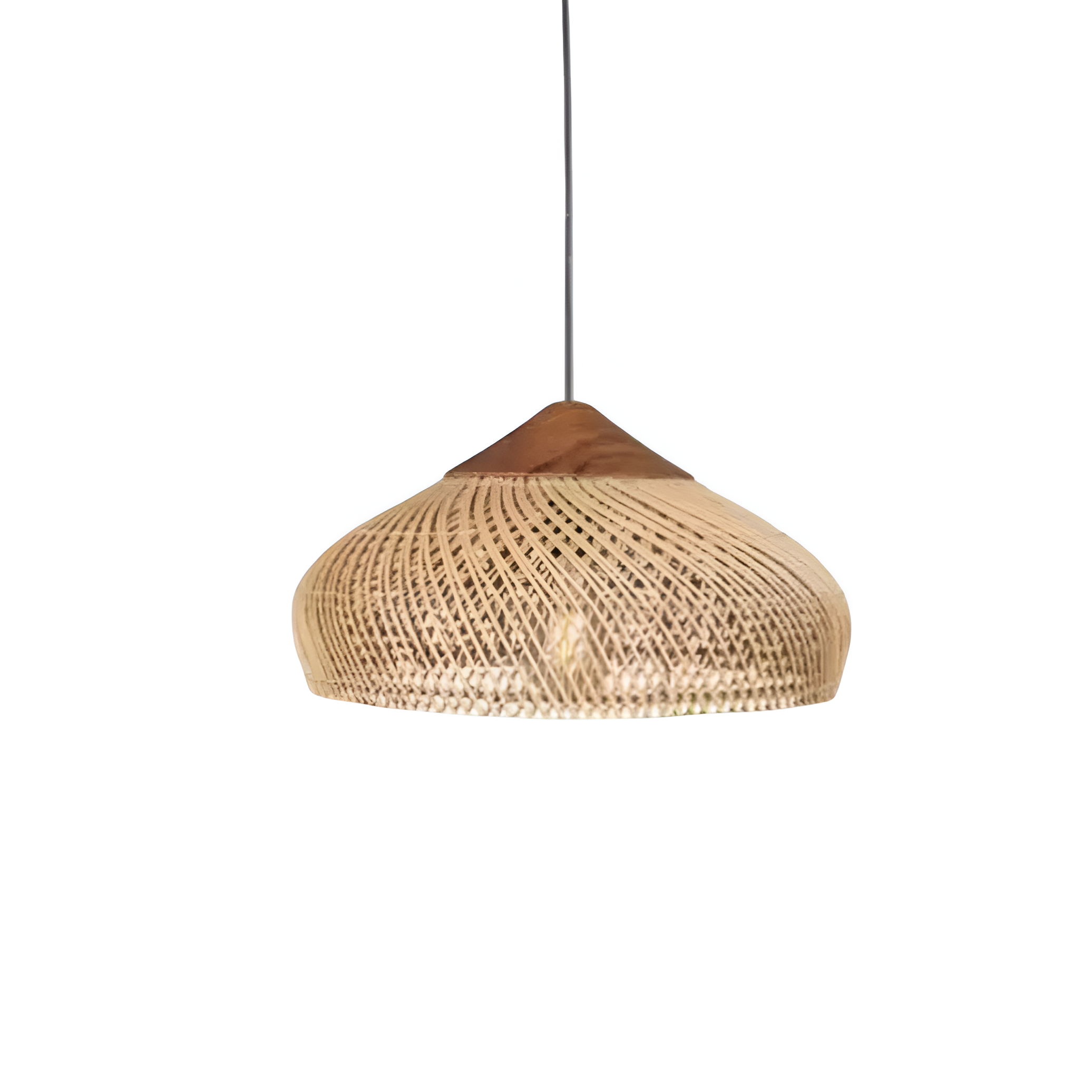 Retro Bohemian Rattan Pendant Light | Esilora