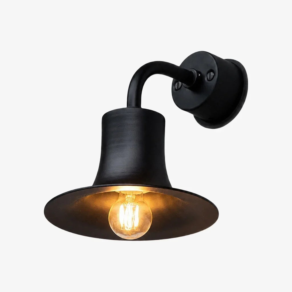 Japanese Wabi-Sabi Brass Wall Sconce | Esilora