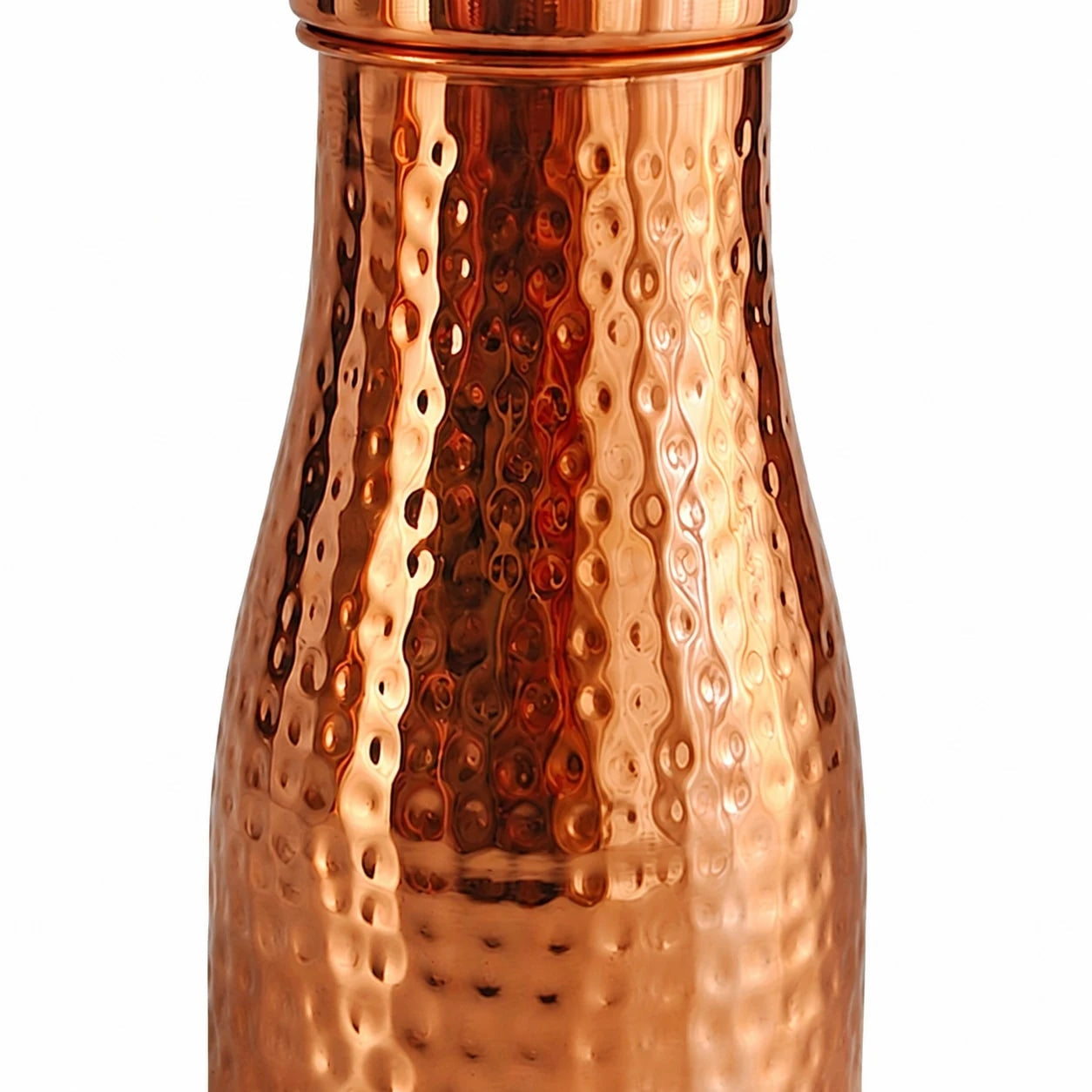 Handcrafted Hammered Copper Water Kettle Set | Esilora