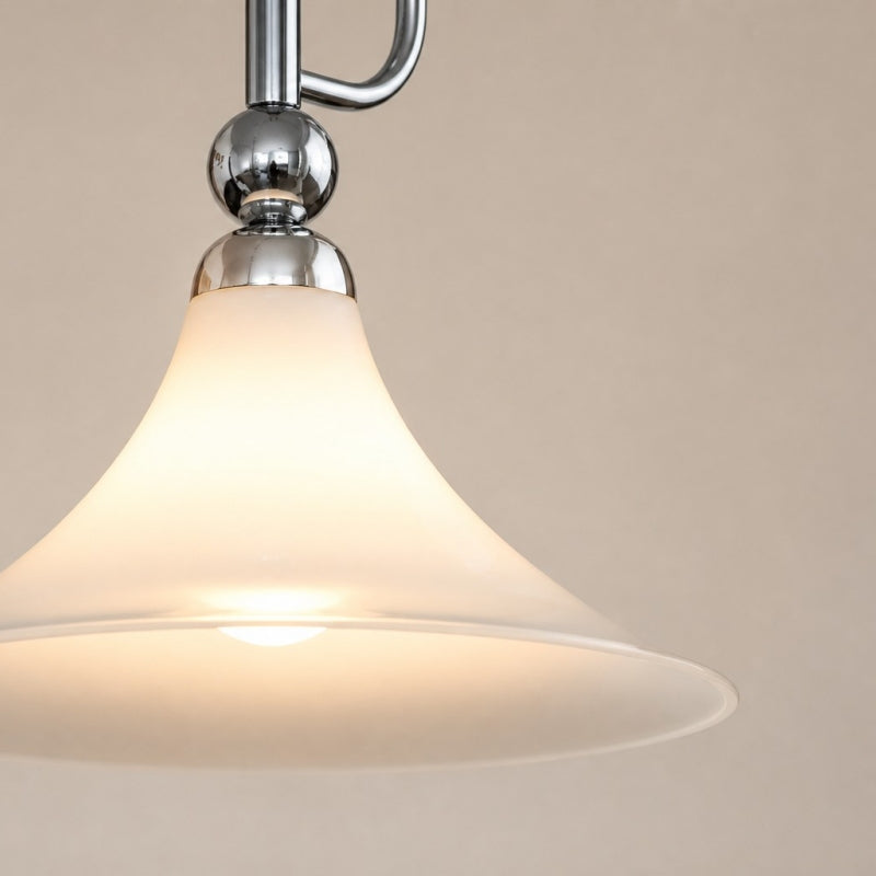 Suspension en verre dégradé Kallera – Lampe suspendue artistique moderne pour chambre, couloir et vestiaire | Esilora