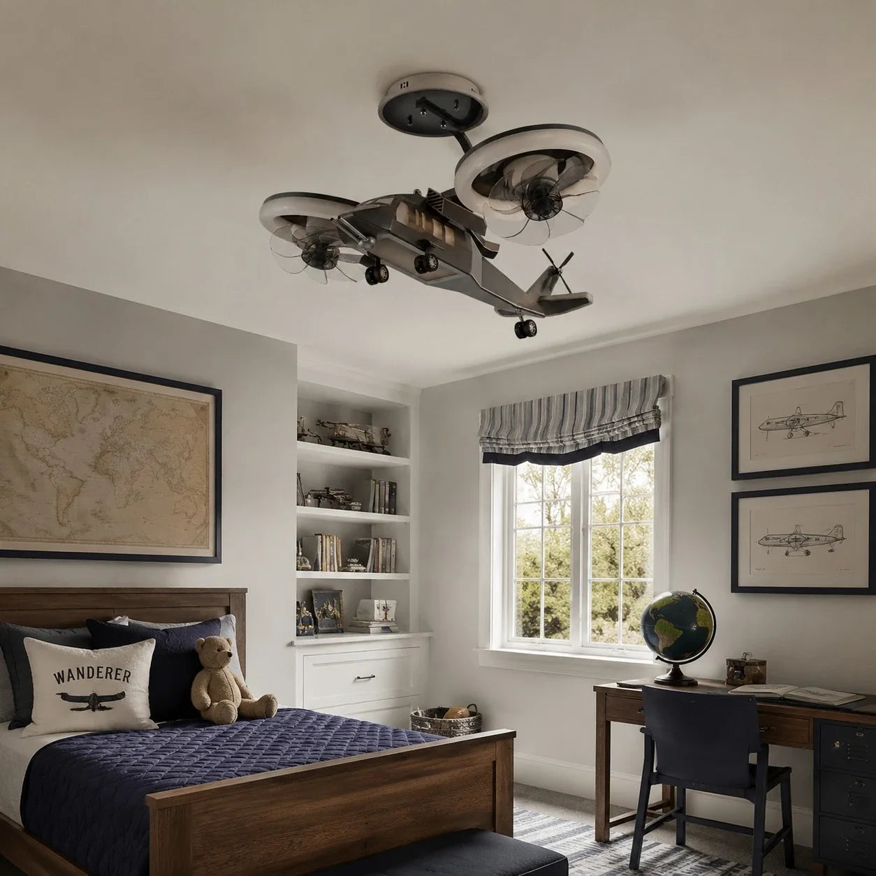 Kids Airplane Ceiling Light | Esilora