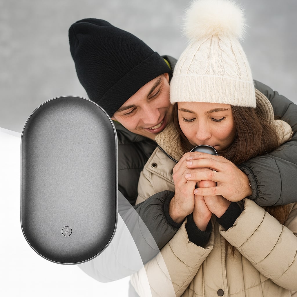 Zsebmelegítő | Elektromos kézmelegítő power bank funkcióval | 3 fűtési fokozat | HandHimmel – Esilora