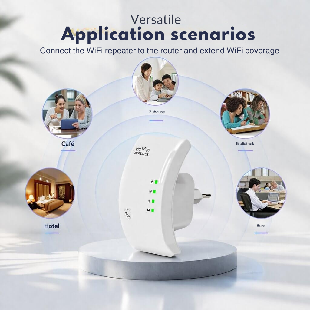 Signal Amplifier | Extended Range | Simple Plug and Play Installation | WiFiora - Esilora
