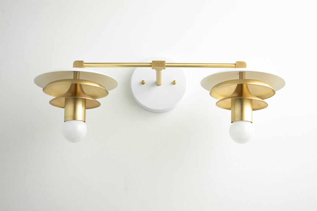 Artivo Layered Timeless Vanity Lighting Fixture With Soft Diffused Light - Great Ideal for Powder Rooms | Esilora