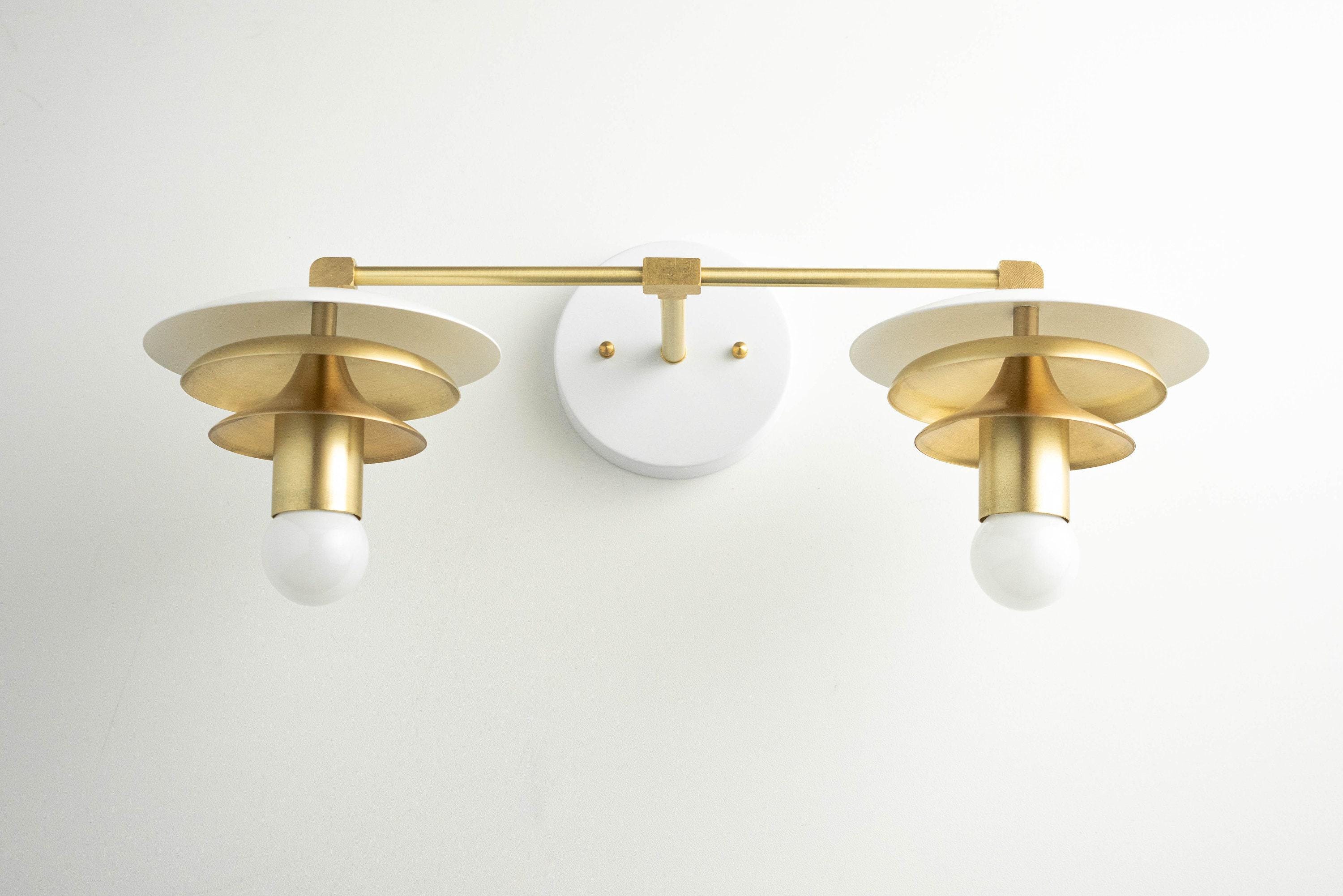 Artivo Layered Timeless Vanity Lighting Fixture With Soft Diffused Light - Great Ideal for Powder Rooms | Esilora