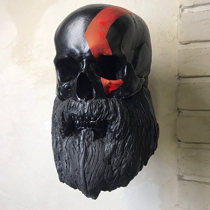 Nástěnný držák na helmu SkullGuard – upoutejte pozornost odvážným, skálopevným stylem – Esilora